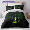 Alien Pattern Bedding,Quilt Set Quilt Cover Pillowcase Home Birthday Gift (1 * Duvet Cover + 2 * Pillowcase, Without Core)
