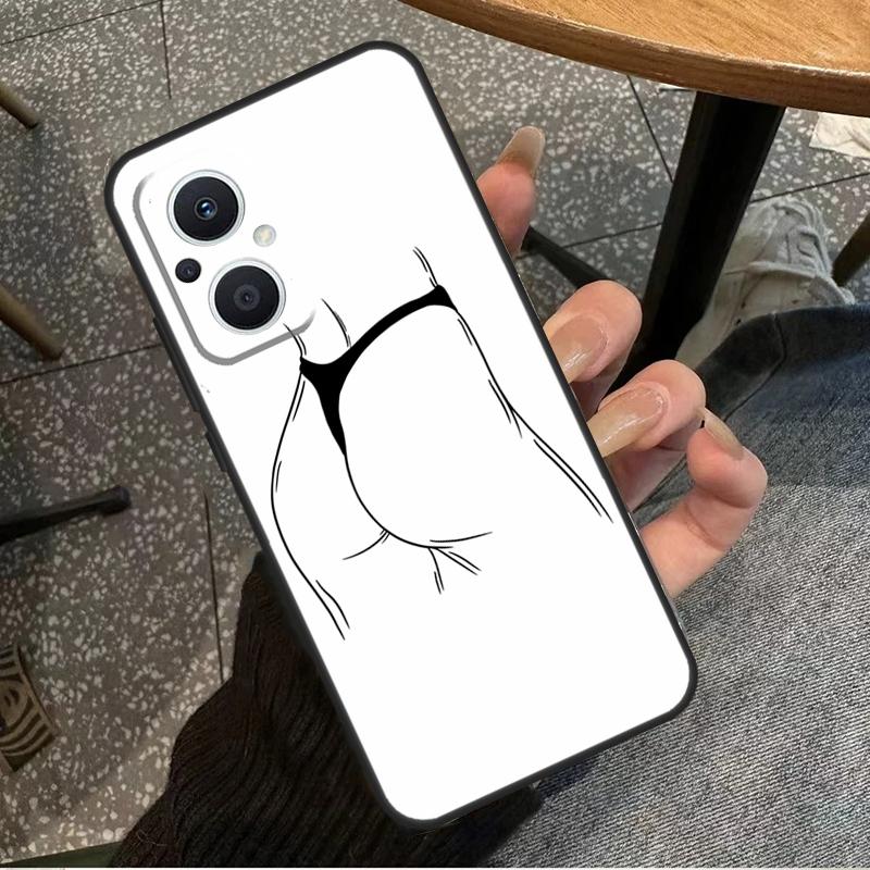 Woman Body Line Art For OPPO Reno 7 8 Lite 8T 14F 13F 11F 12F 10 11 12 13 14 Pro OPPO Find X9 X8 X5 X6 Pro Case