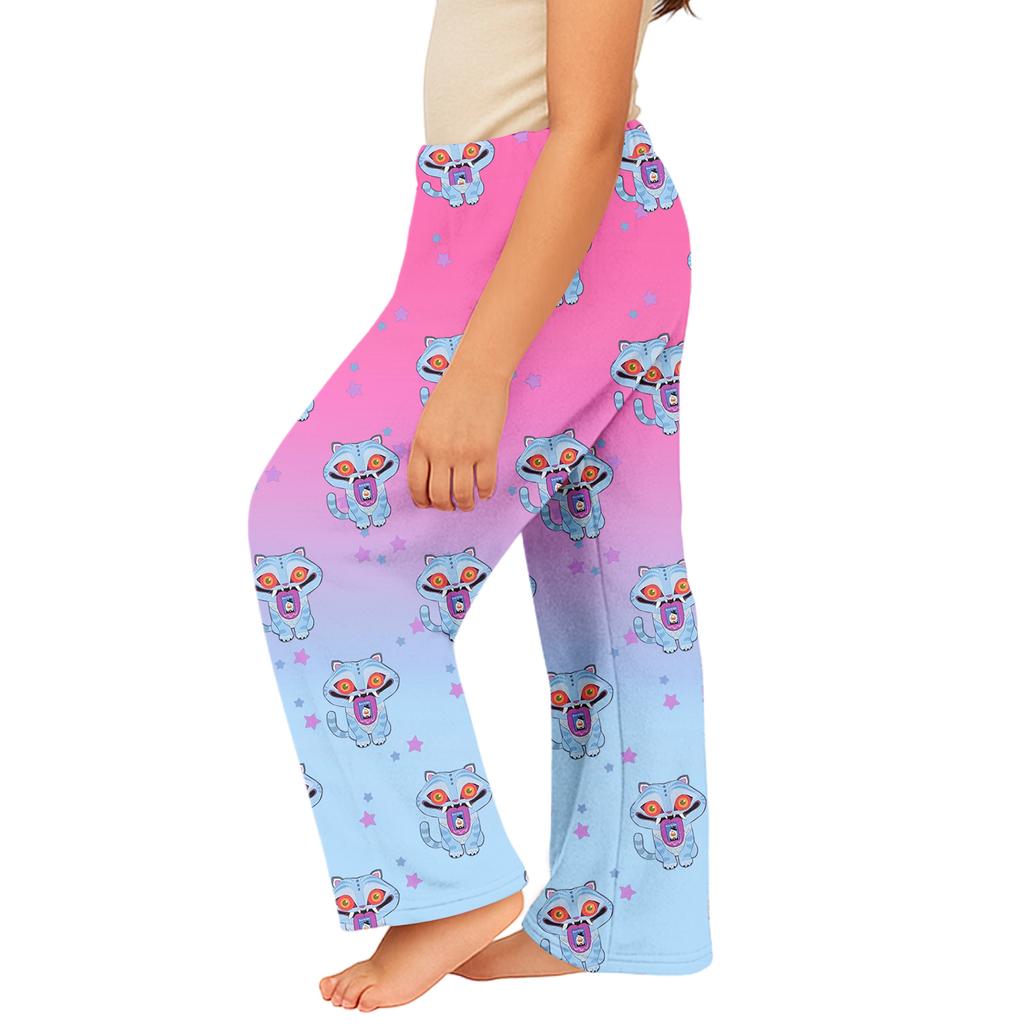 Children's Winter Pants Full Length Long Christmas Printed Pants