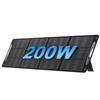OUKITEL PV200 Pannello Solare Portatile da 200W, Impermeabile IP68, Pannello Solare Pieghevole con Uscita 21V, Pannelli Solari per Campeggio, Camper e Emergenze