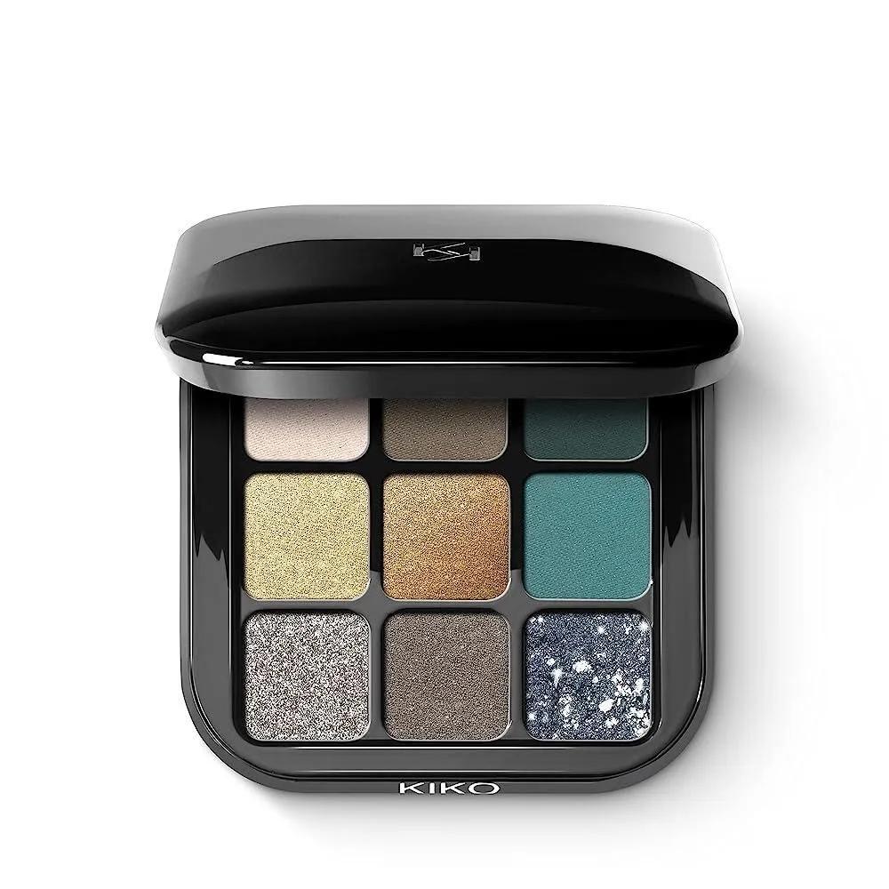 KIKO Milano Glamour Multi Finish Eyeshadow Palette 06 Green Vibe