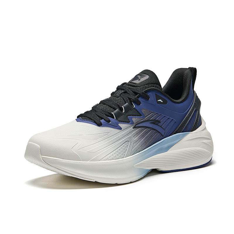Anta Duci 5 Comfortable Versatile Non-Slip Wear-Resistant Shock Absorbing Low-Top Casual Running Shoes Men Sneakers White Blue 912415552-10