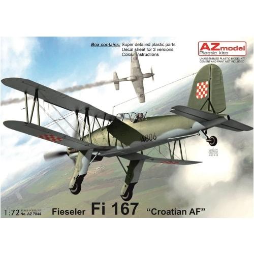 AZmodel AZ Model 1/72 Croatian Fieseler Fi167 Plastic Model AZM7844