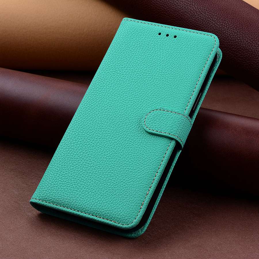 Litchi Texture Leather Flip Case For Xiaomi Poco M8 C65 X6 Pro 5G M4 M3 X5 13T 12T 15T Redmi Note 8 9 10 11 12 13 9T 9C 13C A2 A3 Wallet Phone Cover