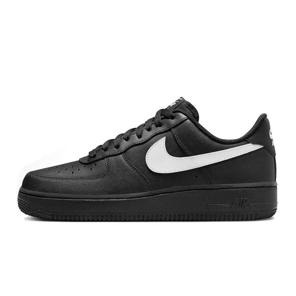 Nike Air Force 1 Skateboard Shoes Unisex Low top Black/Grey/Rice/Brown FZ0627-010(Team1189-)
