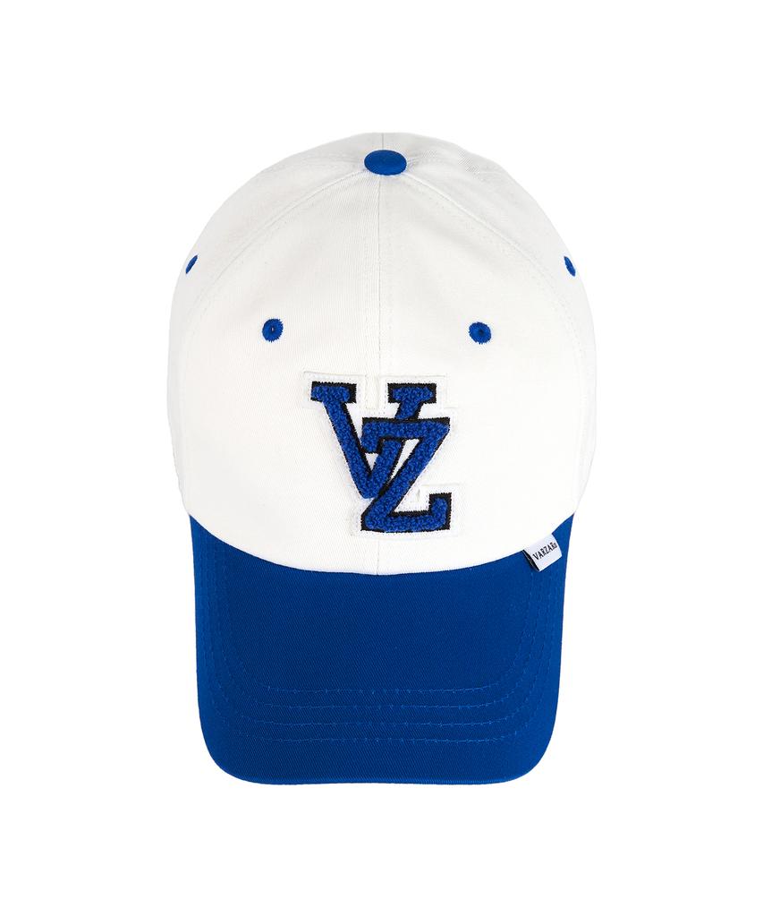 Bajal Vz Applique Two-Tone Oversized Ball Cap Blue