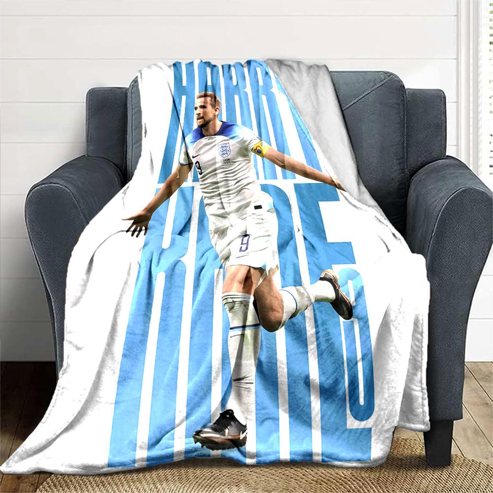 1pc Harry Kane3 Blanket, Gift, for Men and Women, Soft Blanket, Good for Sofa Bed Couch Travel, Lightweight Flannel Blanket