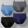 Men's High Waisted Triangle Underwear Middle-aged and Elderly Plus Size Underwear