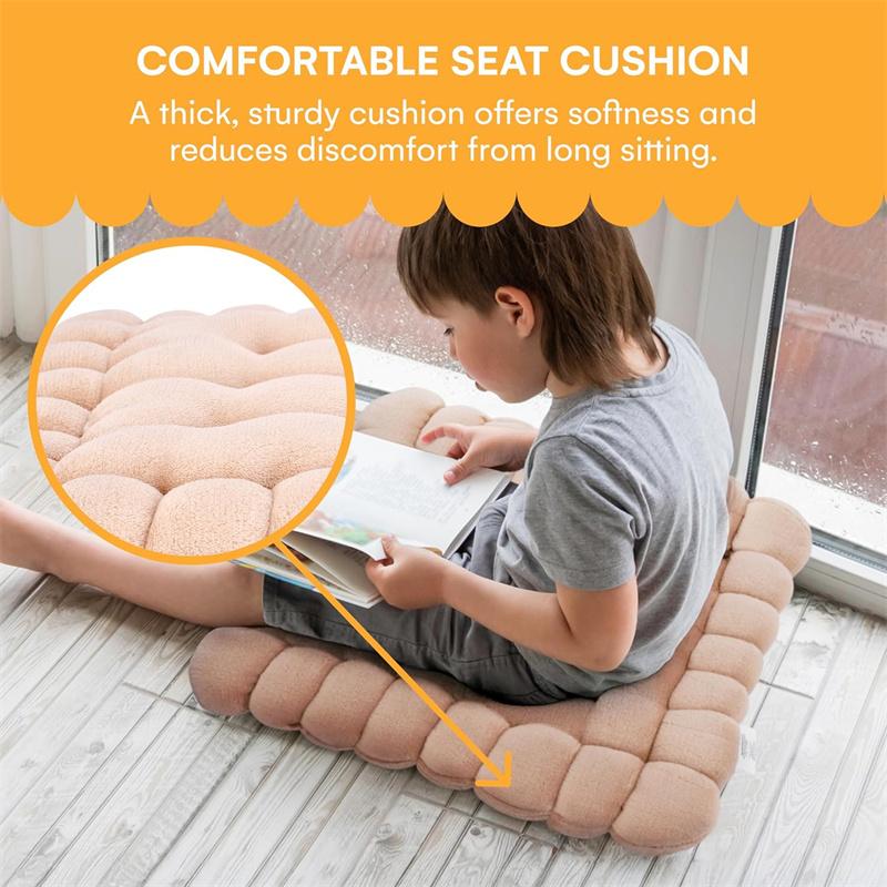 Biscuit Shaped Floor Cushions Yoga Pillow for Sitting On Floor Degrees of Comfort Meditation Floor Pillow Chair Pad JAF174