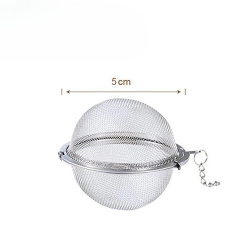 Stainless Steel Seasoning Tea Filter Ball, Suitable For Multiple Scenarios,Rust-Proof And Durable,Making Soup And Tea Without Residue, More Worry-Free