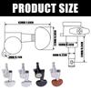 6PCS Zinc Alloy Guitar Tuning Pegs 3L3R Lock String Tuning Pegs Guitar Tuning Machine Head