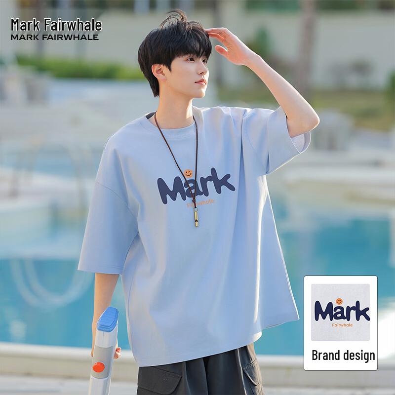 Mark Fairwhale Men s Casual Pure Cotton T-Shirt L