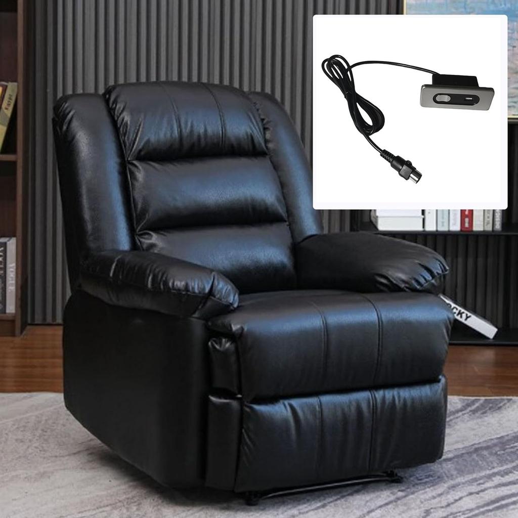 Manual Controllers for Electric Recliner Sofas and Lift Chairs 5V Straight 5 Pin Interfaces Sturdy ABS Materials