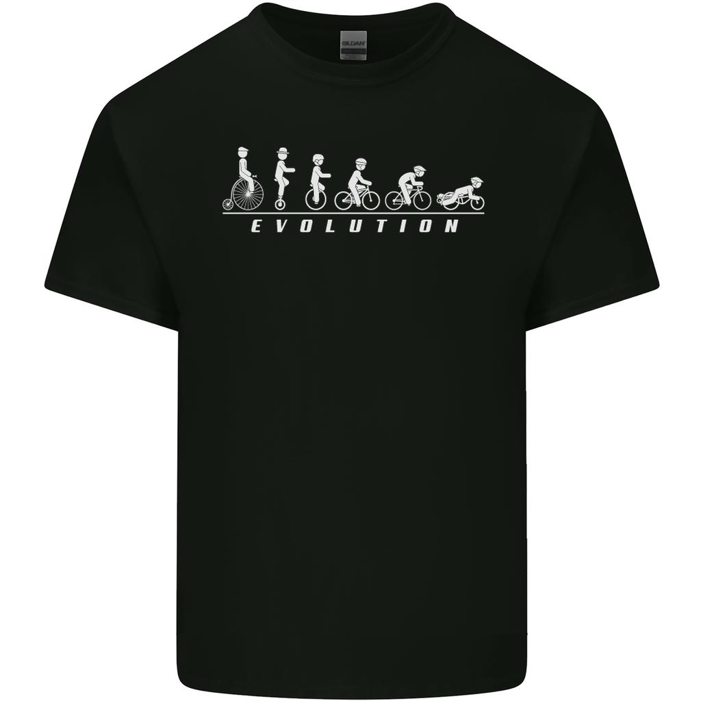 Cycling Evolution Cyclist Bicycle Unisexs Light Cotton TShirt