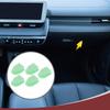 HEROFFIX Car Mount Hooks for Water and Shopping Adhesive Car Mount x (5-Pack) Wallets, Bags, Keys, Bottles, Bags; Hooks, Green, ABS, 1.18" 0.79"