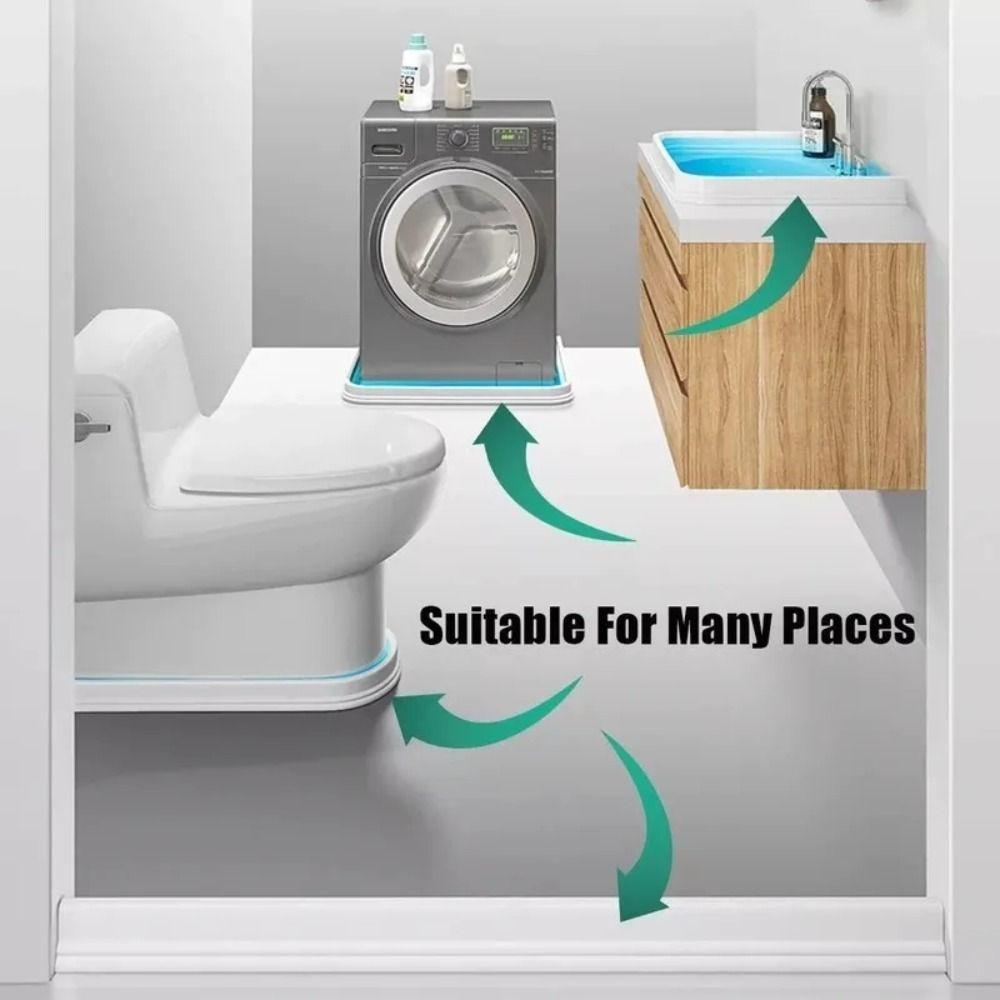 1M Curve Frame Floor Barrier Ground Block Shower Accessory Water Stop Strip Bathroom Floor