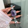 Thin Metal Graffiti Hello Kitty Love Strap for Apple Watch 8 - Women's iWatch976