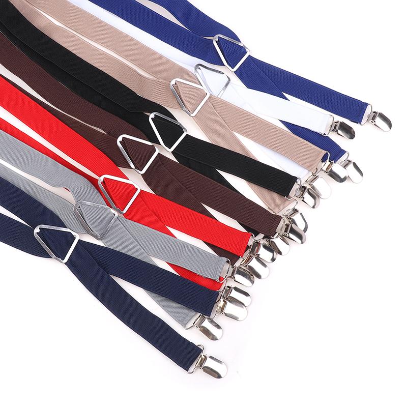 Elastic Adjustable Suspenders For Adults And Kids - Men Women Braces Suspender Set For Children Boys Girls Wedding Accessories
