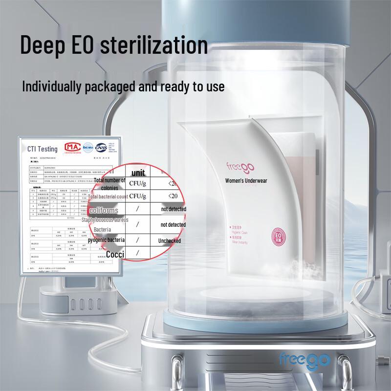 Freego Women's Mid-Waist Seamless Antibacterial Mulberry Silk Briefs 4-Pack