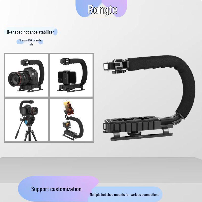 U-tvarovaný ruční stabilizátor proti otřesům pro DSLR a bezzrcadlovky