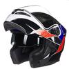 Kask motocyklowy z podwójną soczewką Zmywalny kask o aerodynamicznej konstrukcji
