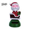 Funny Snowman Desk Decor Solar Powered Dancing Car Ornament, Creative Dashboard Christmas Cartoon Figure for Swing Figures Cars Auto Interior
