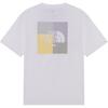 The North Face Color Peak Ex Loose Fashionable Versatile Short Sleeve T-Shirt Men tops White NT7UR24K