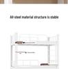 Double Layer Iron Bunk Bed for Student or Employee Dormitory