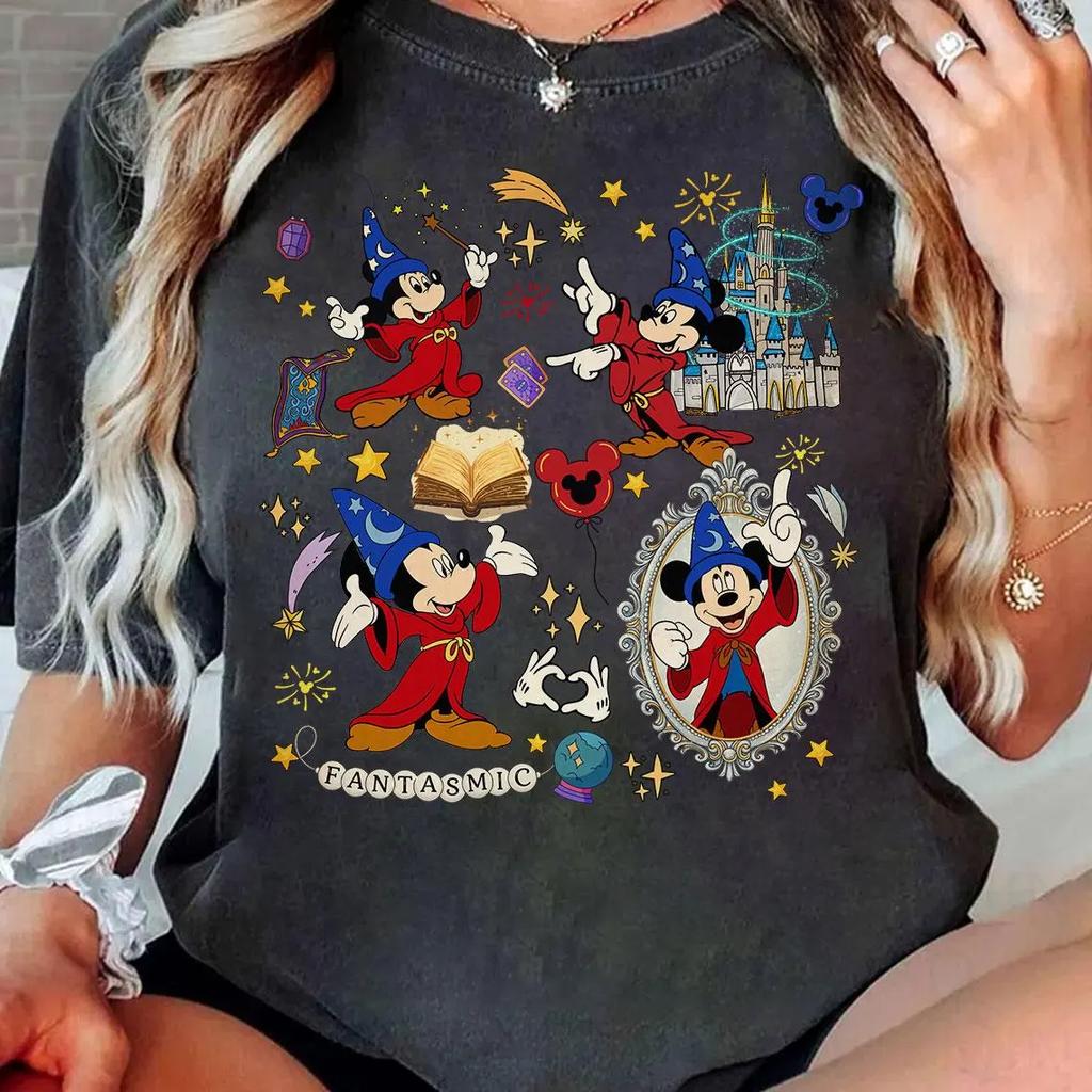 2026 Summer Wizard Graphic Tshirt Unisex Unisex Fashion Cotton Quality Casual Loose Short Sleeve Classic Unisex