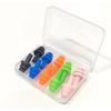 audiophile ear plugs 3 stage flange type thermoplastic rubber 28mm swimming soundproofing Sleep well plane sound insulation 5 pairs