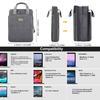 13-inch Laptop Shoulder Bag Messenger Bag Expandable Business Shoulder Bag Computer Bag Contrast Color