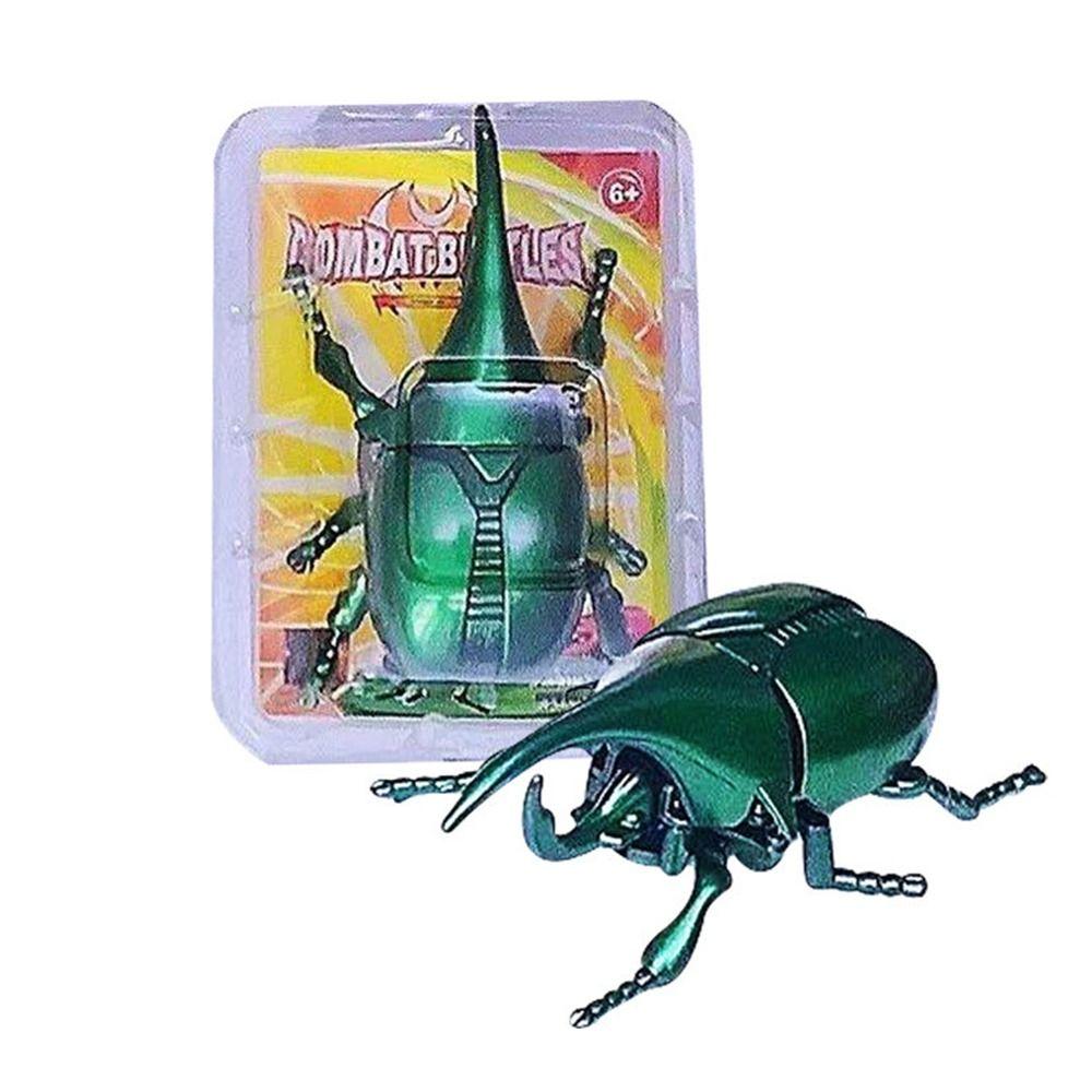 

Детская битва Анимированная модель насекомого Креативный жук-скарабей Модный заводной жук зелёный