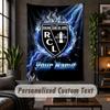 Personalized Wall Tapestry,racing club de lens Custom Text, Soft Fabric Wall Art For Indoor Decoration