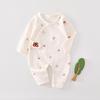 Newborn Pure Cotton Romper: Boneless Crawling Suit for Spring/Autumn