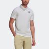 Adidas Lässiges atmungsaktives Tennis-Poloshirt Herren Oberteile Weiß HC2714