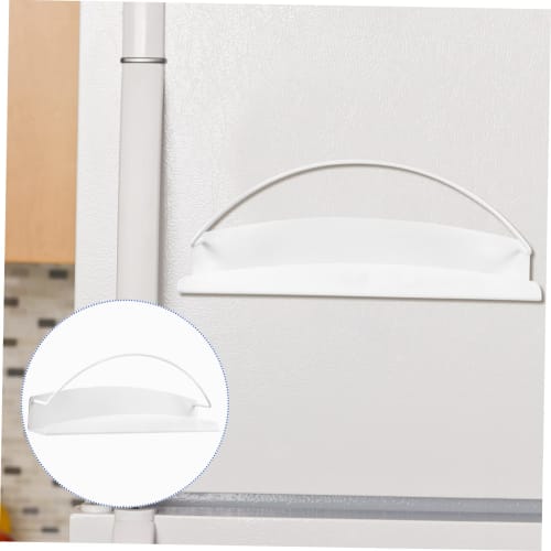 NUOLUX Newspaper Rack, Recipe Book Stand, Wall Shelf, Paper Towel Holder, Magnetic Refrigerator Kitchen Magnetic Shelf, Recipe Holder Storage Holder