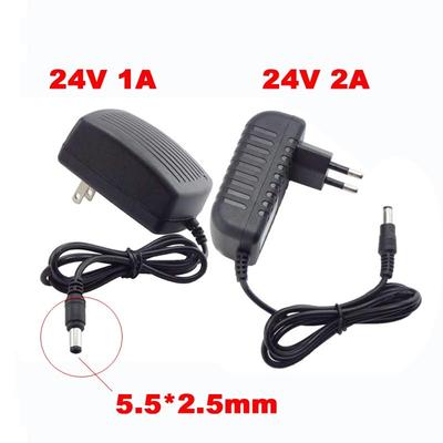 AC 100-240V To DC 24V 1A 2A Adapter Switching Power Supply Lighting Transformer Converter For LED Strips Light