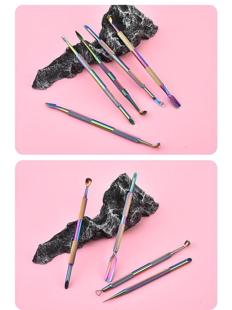 Russian Style Double-Headed Steel Manicure & Cuticle Remover