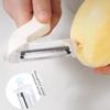 Ergonomic Handle 2-in-1 Fruit Peeler Rotatable Carrot Grater Multifunctional Peeler  Cucumber