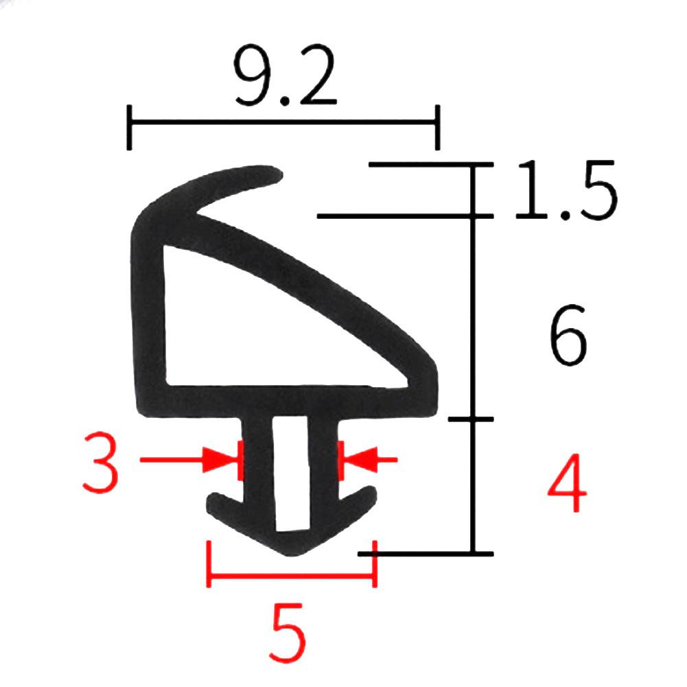 Silicone Seals Door Sealing Strips Customizable Lengths Easy Installation Process Effective Insulation Against Wind