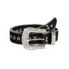 Women's Wide Rhinestone Belt – European & American Fashion Sequin Design
