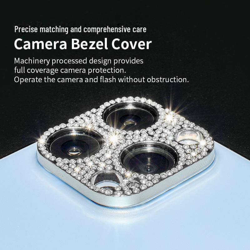 iPhone 13 Pro Max Diamond Camera Lens Film - Anti-Scratch Protection