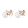 Metal Earrings Women's Matte Gold E3938WOMRS_D301