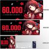 Anime Mauspade Yuki Aim Mauspade HD Druck Großes Gaming-Mauspad Spielzubehör Computertastatur Schreibtischmatte XL Gamer-Mauspad