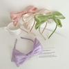 Headwear Hair Accessories Bow Hair Hoop Women Headband Korean Style Hairband Bright Silk Hairband
