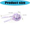 Elegant Anime Butterfly Bows Hair Accessory Costume Headpiece Hair Decoration With Lace For Cosplay And Daily Wear