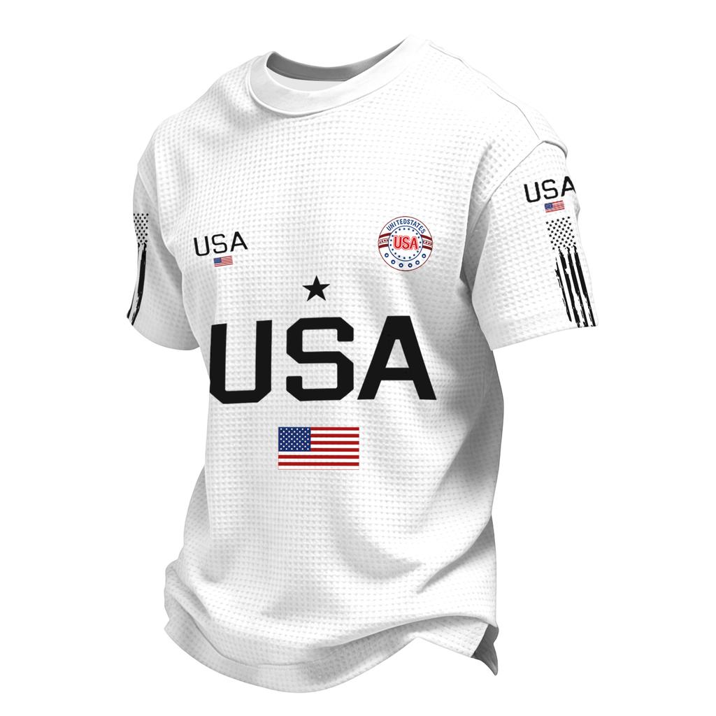 Men's Casual Round Neck Short Sleeve T-Shirt