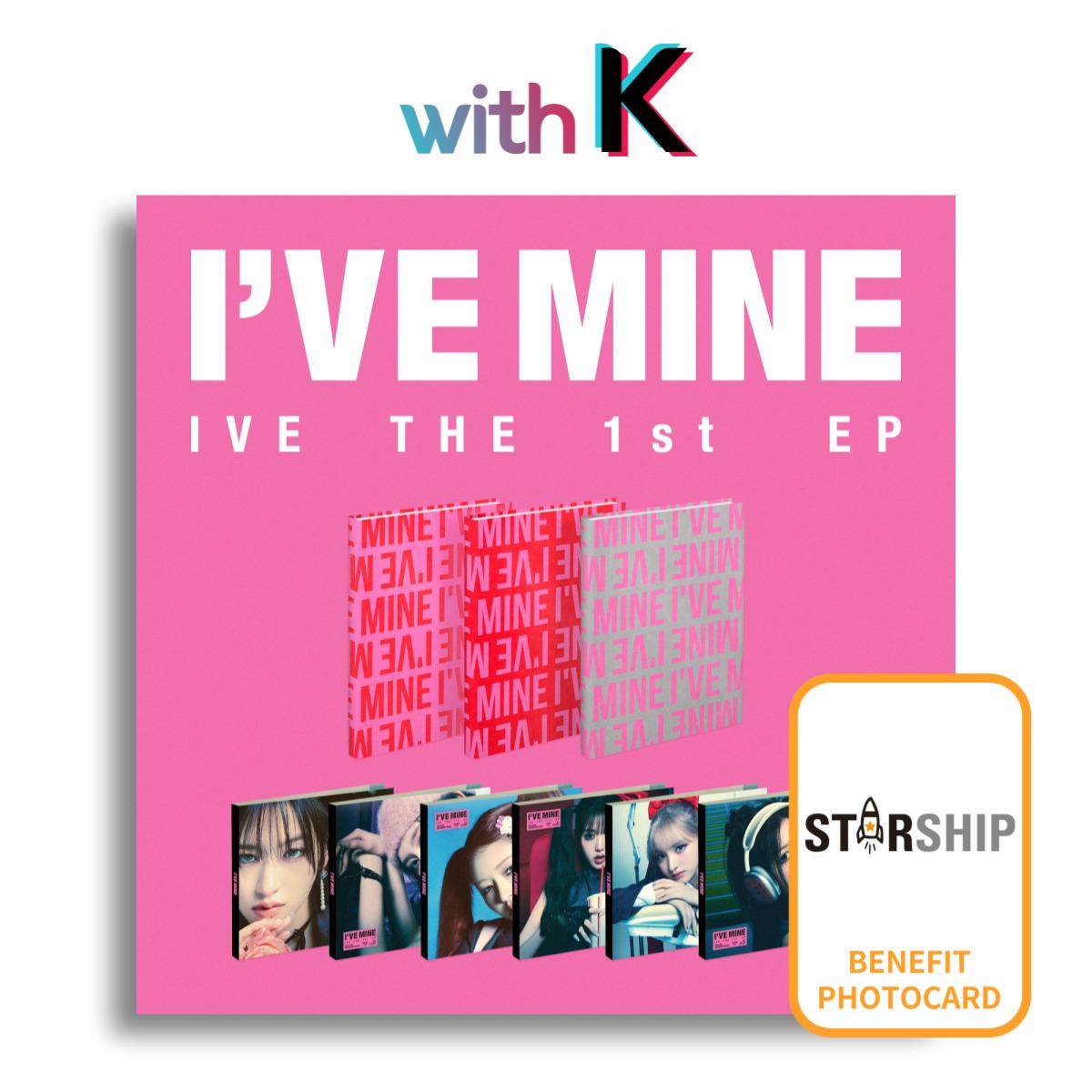 

IVE - I ve MINE / 1-й EP-альбом ( Вер. КОМПЛЕКТ + Диджипак КОМПЛЕКТ )