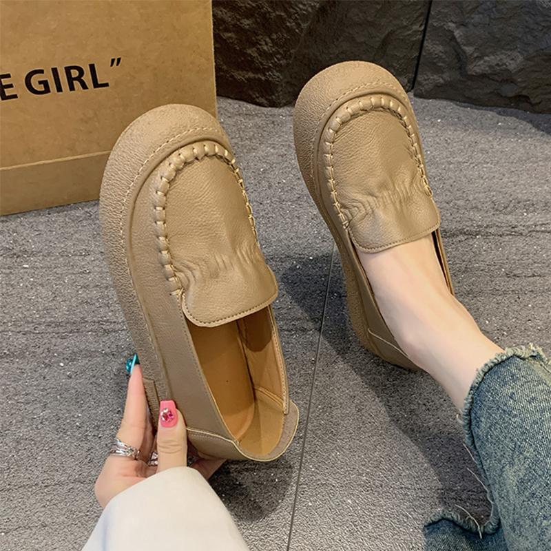 

Модные балетки Женские лоферы Обувь Повседневная Удобная Спортивная обувь Модные Новые Осенние Кроссовки 2025 Бренд Платье Прогулочная Мягкая Zapatillas De Mujer 35 хаки