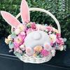 Easter Bunny Ear Butt Decoration Outdoor Yard Lawn Patio Pathway Spring Rabbit Ears Butt Garden Stake Ornament